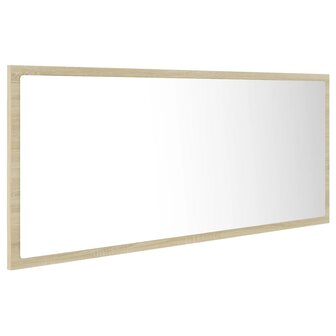 Badkamerspiegel LED 100x8,5x37 cm acryl sonoma eikenkleurig 6