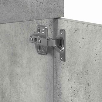 Wastafelkast 41x38,5x46 cm bewerkt hout betongrijs 8
