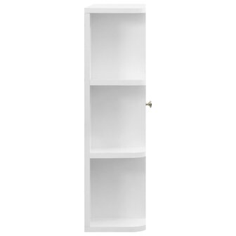 Badkamerspiegelkast 66x17x63 cm MDF wit 5