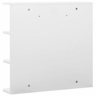 Badkamerspiegelkast 66x17x63 cm MDF wit 6