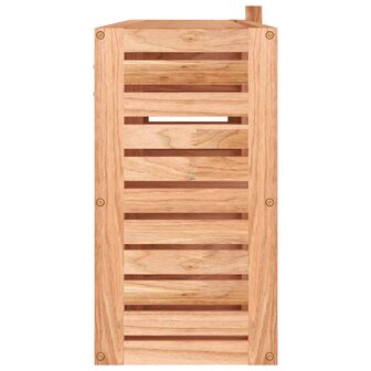 Spiegelkast 80x17x34 cm massief walnotenhout 5