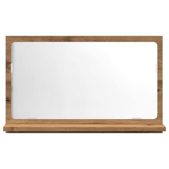 Badkamerspiegelkast 60x11x37 cm bewerkt hout artisanaal eiken 4