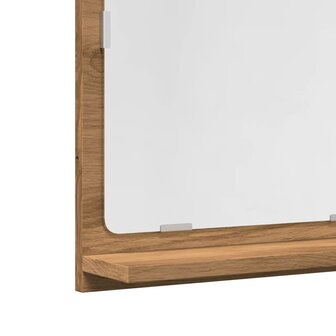 Badkamerspiegelkast 60x11x37 cm bewerkt hout artisanaal eiken 7