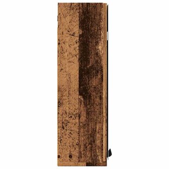 Badkamerspiegelkast 64x20x66,5 cm bewerkt hout oud houtkleurig 5