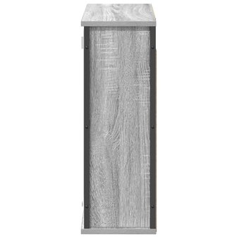 Badkamerwandkast met spiegel 60x21x60 cm Sonoma grijs 6