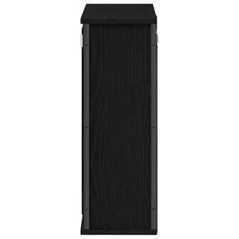 Badkamerwandkast met spiegel 50x21x60 cm eikenkleurig 7