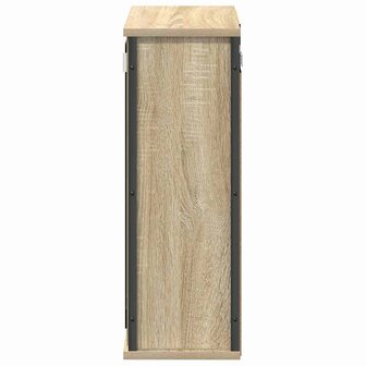 Badkamerwandkast met spiegel 50x21x60 cm sonoma eikenkleurig 7