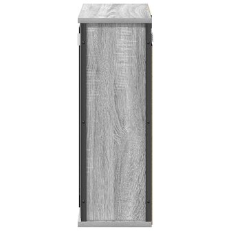 Badkamerwandkast met spiegel 50x21x60 cm Sonoma grijs 7
