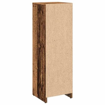 Badkamerkast 30x30x95 cm bewerkt hout oud houtkleurig 6