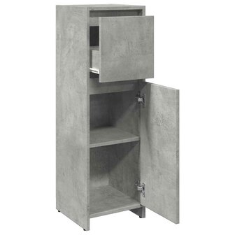 Badkamerkast 30x30x95 cm spaanplaat betongrijs 8