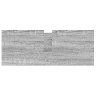 Badkamerkast met lades 90x34,5x60 cm grijs sonoma 9