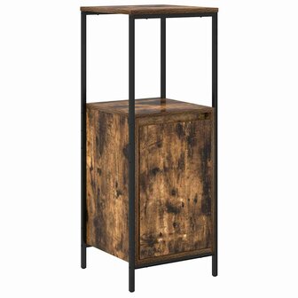 Badkamerkast met planken 36x35x95 cm gerookt eiken 2