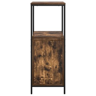 Badkamerkast met planken 36x35x95 cm gerookt eiken 6