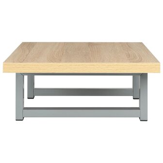 2-delige Badkamermeubelset keramiek eikenkleurig 9