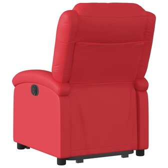 Sta-op-stoel kunstleer rood 5