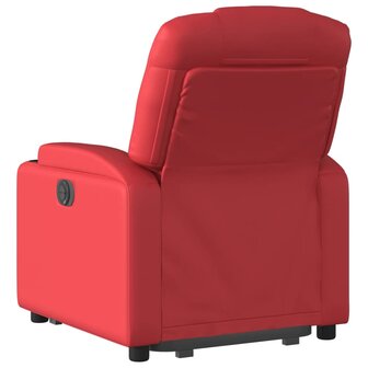 Sta-op-stoel kunstleer rood 5