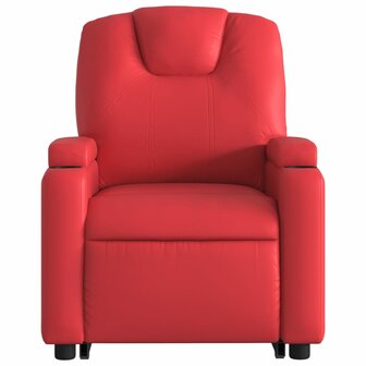 Sta-op-stoel kunstleer rood 9