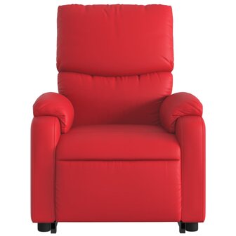 Sta-op-stoel kunstleer rood 9