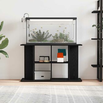 Aquariumstandaard 100x40x60 cm spaanplaat zwart eikenkleurig 3