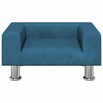 Hondenmand 50x40x26,5 cm fluweel blauw 3