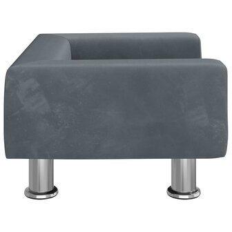 Hondenmand 50x40x26,5 cm fluweel donkergrijs 4