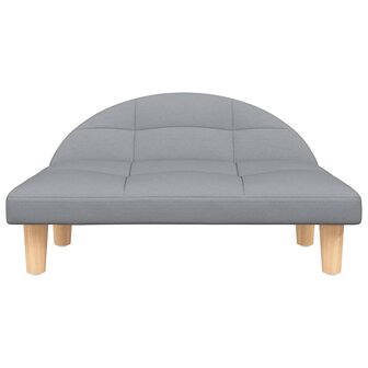 Hondenmand 70x52x30 cm stof lichtgrijs 3