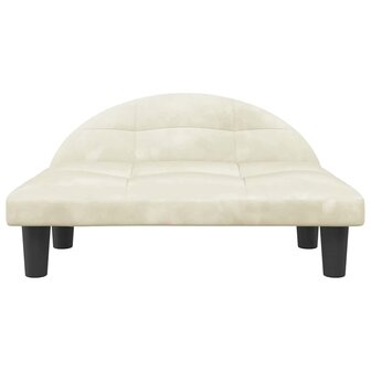 Hondenmand 70x52x30 cm fluweel cr&egrave;mekleurig 3