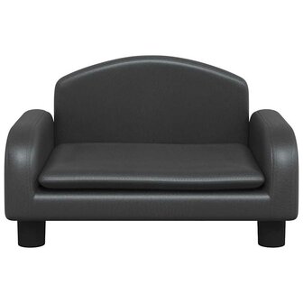 Hondenmand 50x40x30 cm kunstleer zwart 3