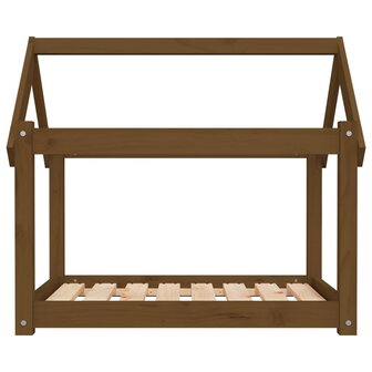 Hondenmand 81x60x70 cm massief grenenhout honingbruin 5