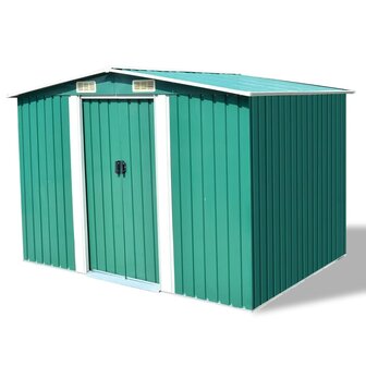 Tuinberging 257x205x178 cm metaal groen 1