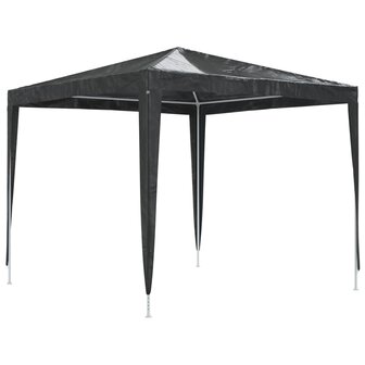 Partytent professioneel 90 g/m&sup2; 2,5x2,5 m antraciet 2