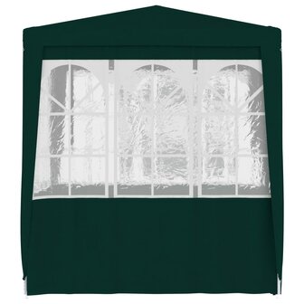Partytent met zijwanden professioneel 90 g/m&sup2; 2x2 m groen 4