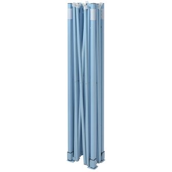 Partytent met 4 zijwanden inklapbaar 3x4 m staal antraciet 7