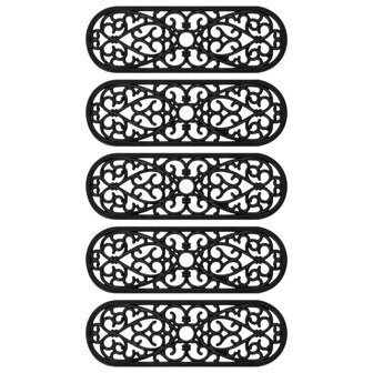 Trapmatten 5 st 25x75 cm rubber 3