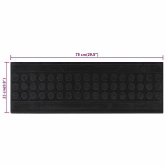 Trapmatten 5 st 25x75 cm rubber 8