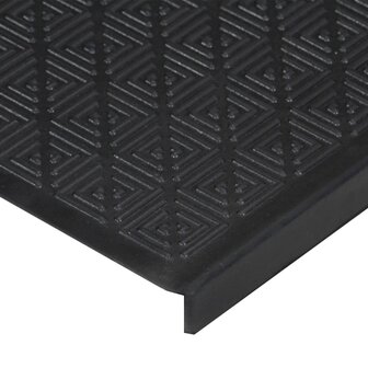 Trapmatten 5 st 25x75 cm rubber 6