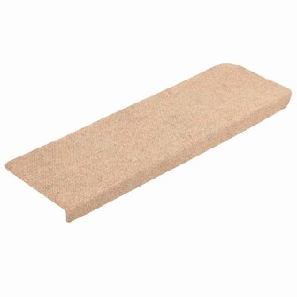 Trapmatten zelfklevend 20 st 65x21x4 cm cr&egrave;mekleurig 2
