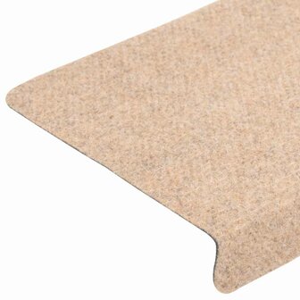 Trapmatten zelfklevend 20 st 65x21x4 cm cr&egrave;mekleurig 6