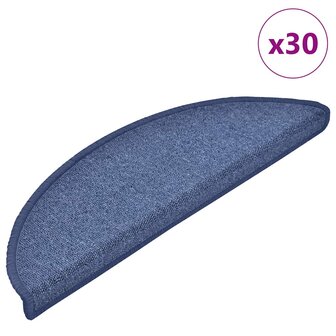 Trapmatten 30 st 56x17x3 cm blauw 1