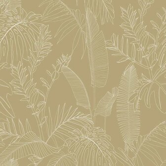 HOLLANDSE WANDBEKLEDING Behang Galapalos Beige 1