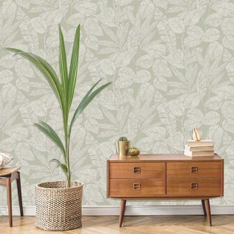 DUTCH WANDBEKLEDING Behang Lorena Imotif Groen 2