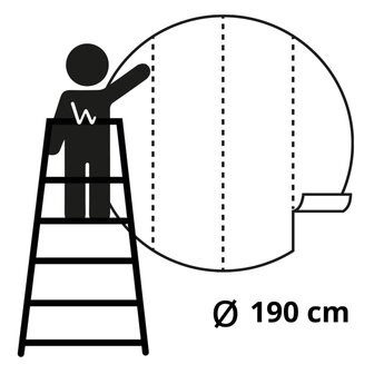 WallArt Behangcirkel The Night Watch 190 cm 6