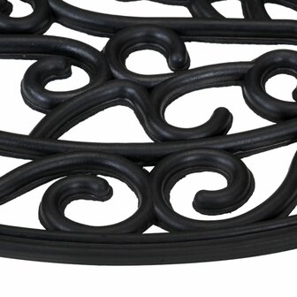 Deurmat halfrond 45x75 cm rubber 5