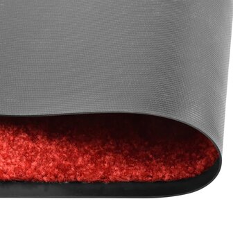 Deurmat wasbaar 60x90 cm rood 2