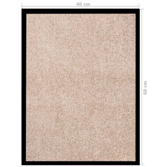Deurmat 40x60 cm beige 6