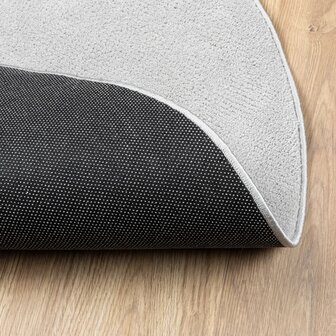 Vloerkleed OVIEDO laagpolig &Oslash; 80 cm grijs 5