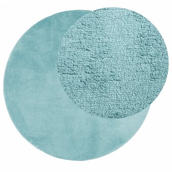 Vloerkleed OVIEDO laagpolig &Oslash; 100 cm groen 3