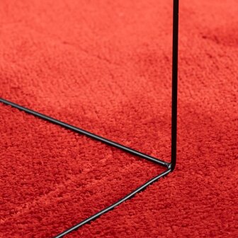 Vloerkleed OVIEDO laagpolig 80x200 cm rood 8