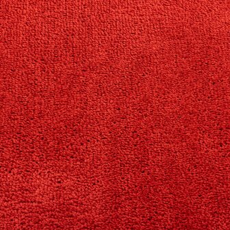 Vloerkleed OVIEDO laagpolig 80x200 cm rood 9