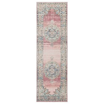 Vloerkleed ARBIZU binnen en buiten vintage stijl 80x250 cm 2